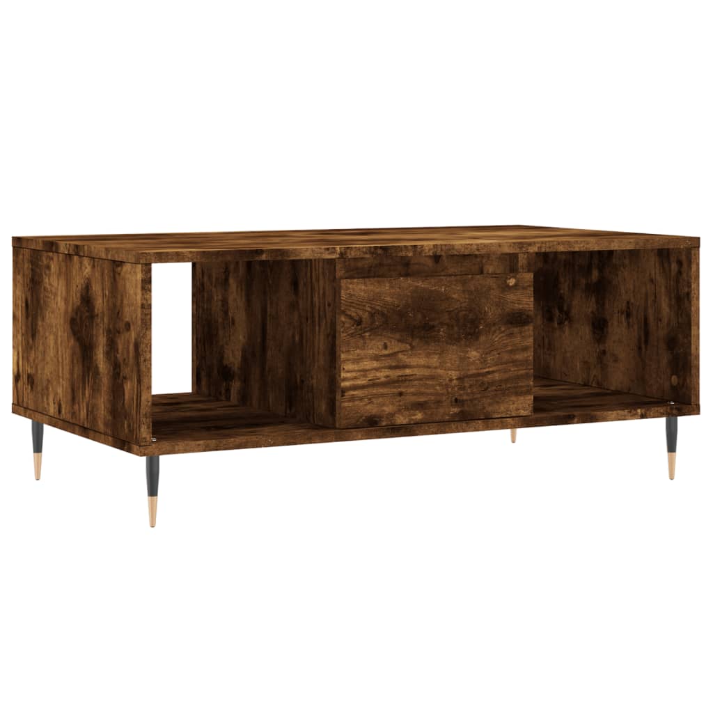 Sofabord røget eg 90x50x36,5 cm træmateriale