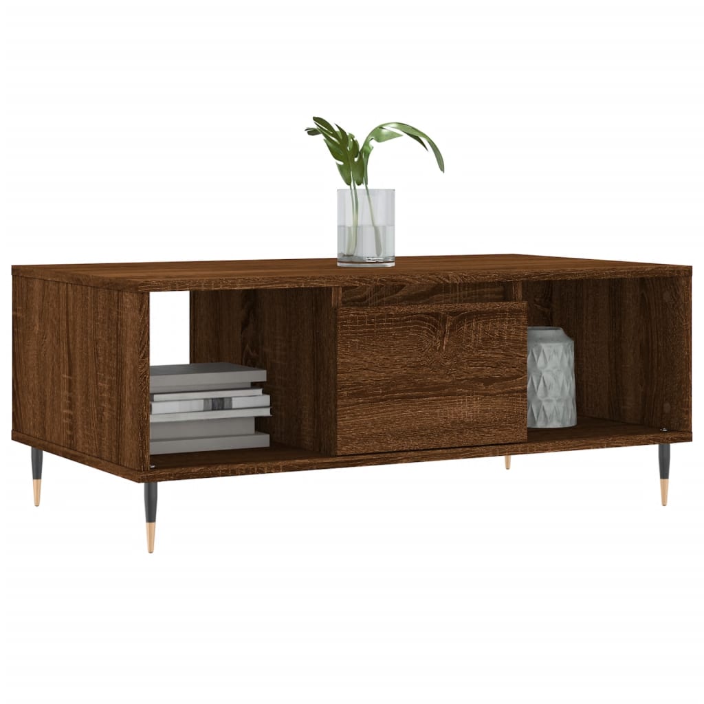 Sofabord Brun Eg Look 90x50x36,5 cm Træmateriale