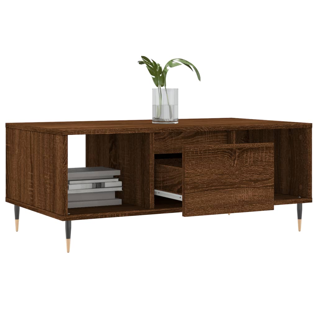 Sofabord Brun Eg Look 90x50x36,5 cm Træmateriale