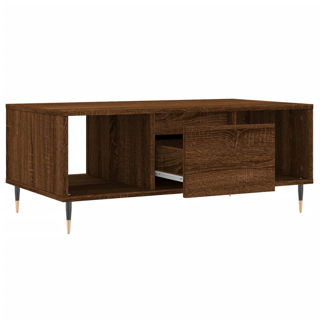 Sofabord Brun Eg Look 90x50x36,5 cm Træmateriale