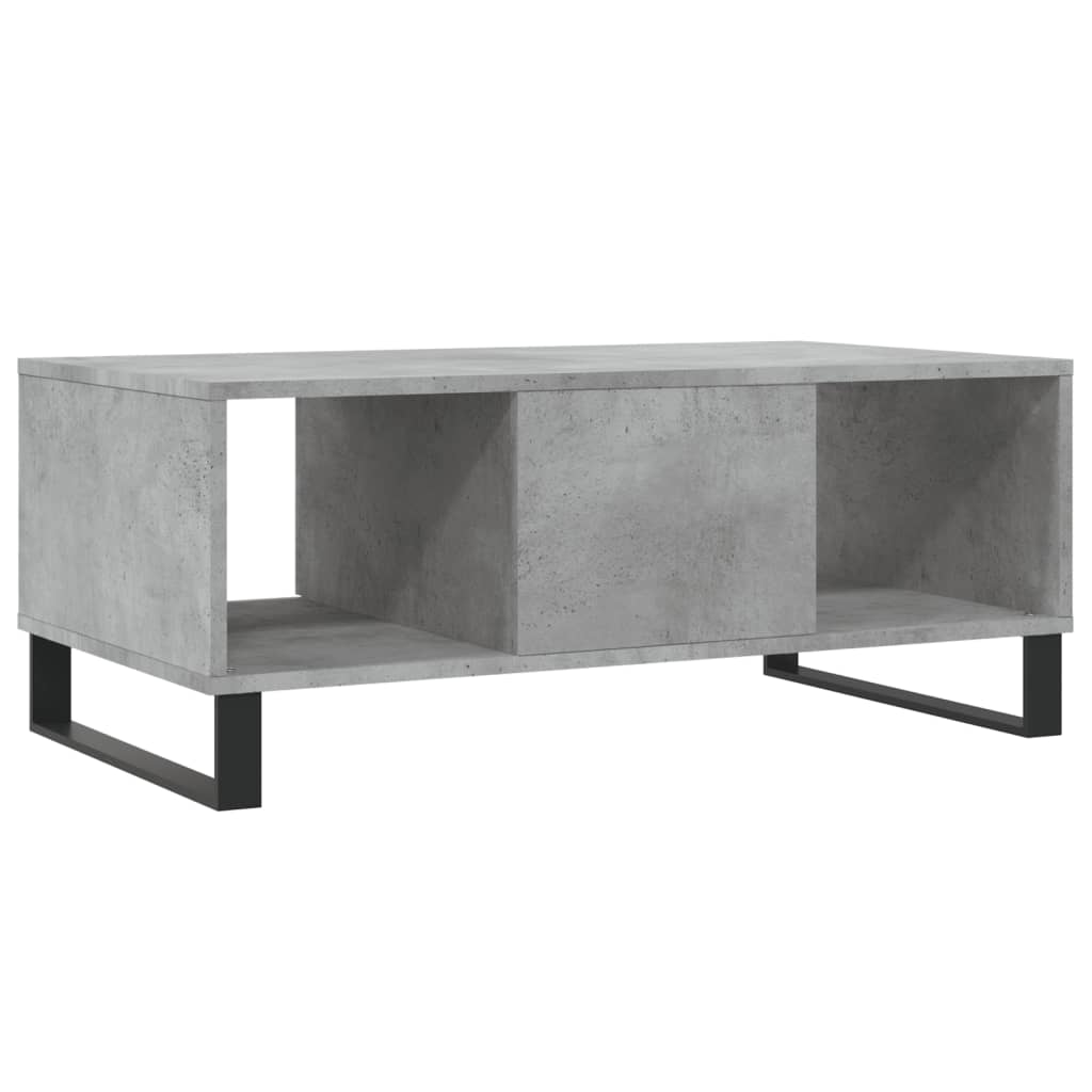 Sofabord betongrå 90x50x36,5 cm træmateriale