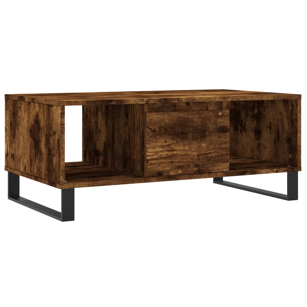 Sofabord røget eg 90x50x36,5 cm træmateriale