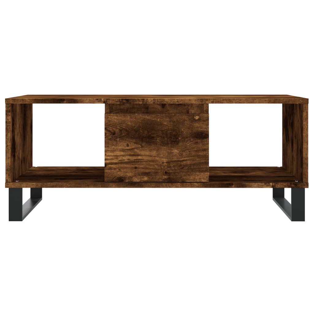 Sofabord røget eg 90x50x36,5 cm træmateriale