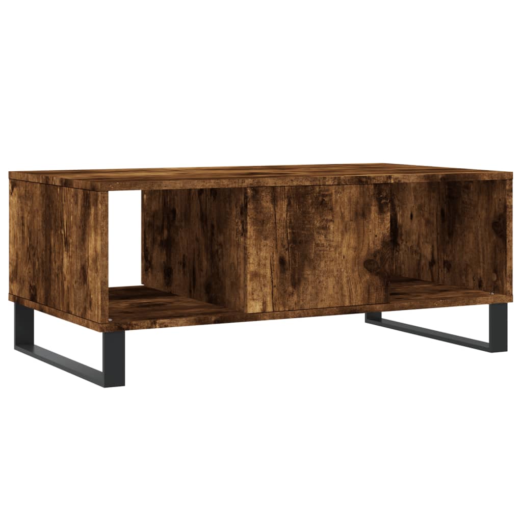 Sofabord røget eg 90x50x36,5 cm træmateriale