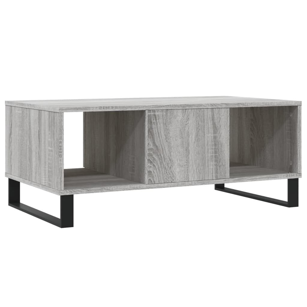 Sofabord Grå Sonoma 90x50x36,5 cm Træmateriale