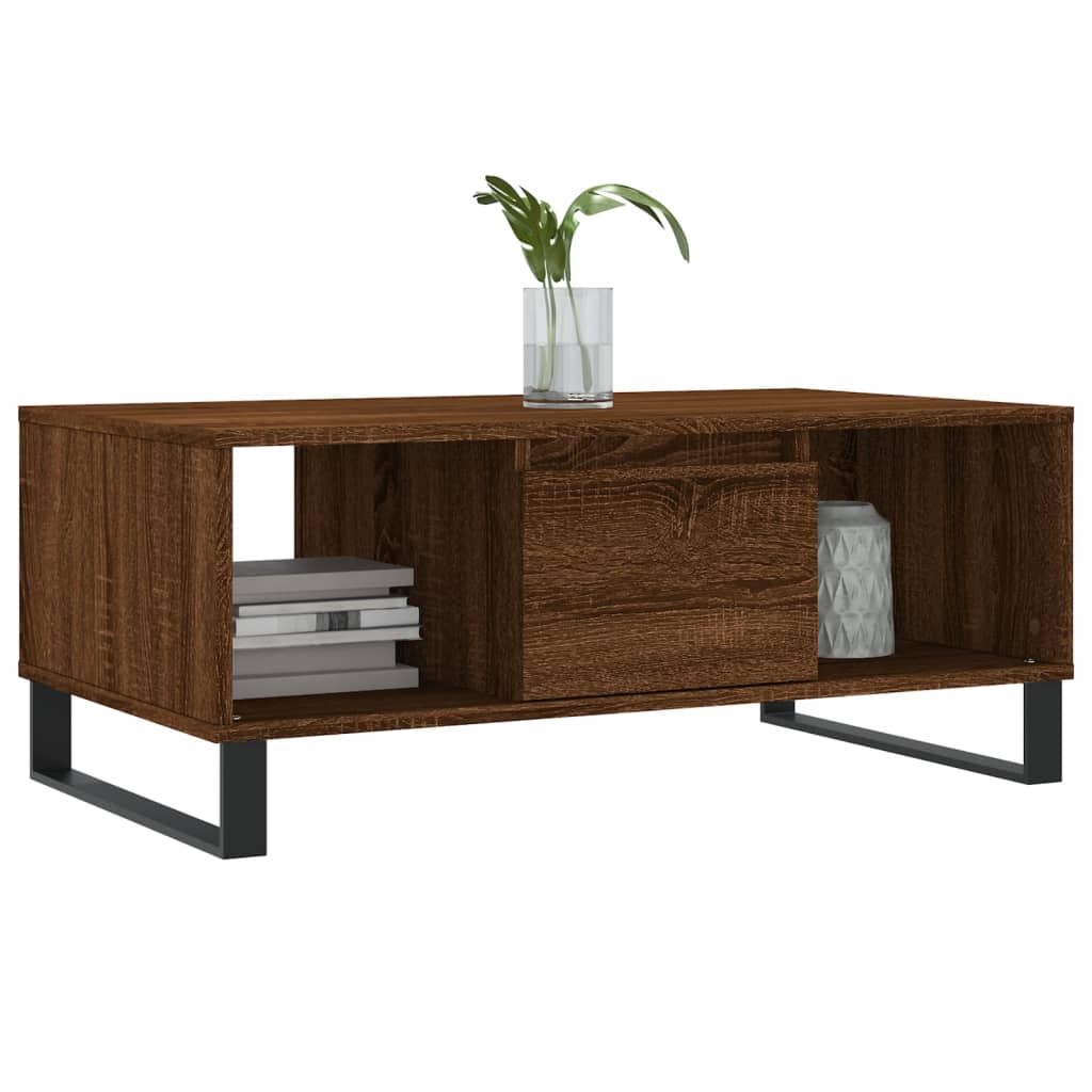 Sofabord Brun Eg Look 90x50x36,5 cm Træmateriale