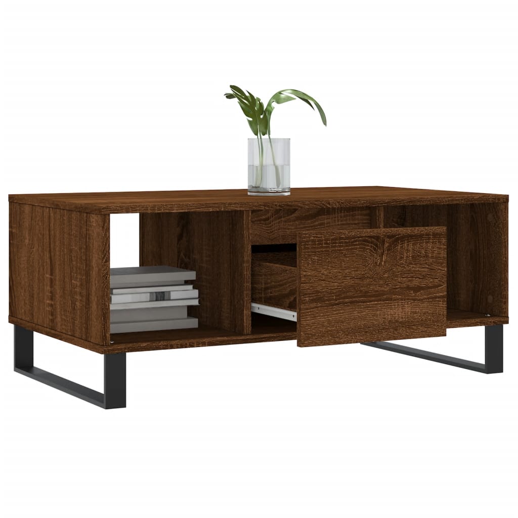 Sofabord Brun Eg Look 90x50x36,5 cm Træmateriale