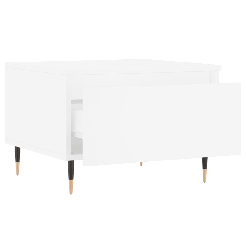 Sofabord Hvidt 50x46x35 cm Træmateriale