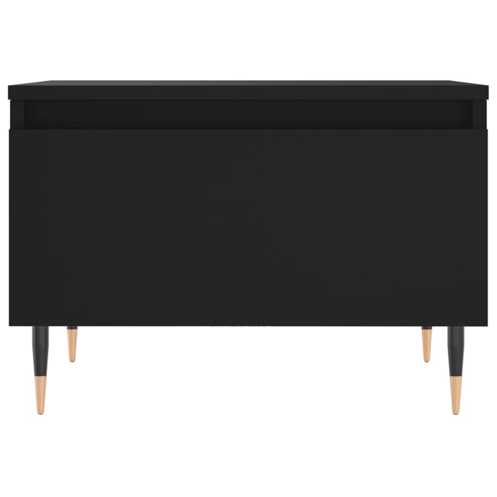 Sofaborde 2 stk Sort 50x46x35 cm Træmateriale