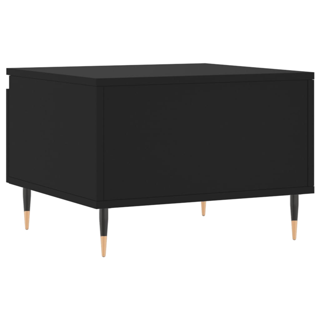 Sofaborde 2 stk Sort 50x46x35 cm Træmateriale