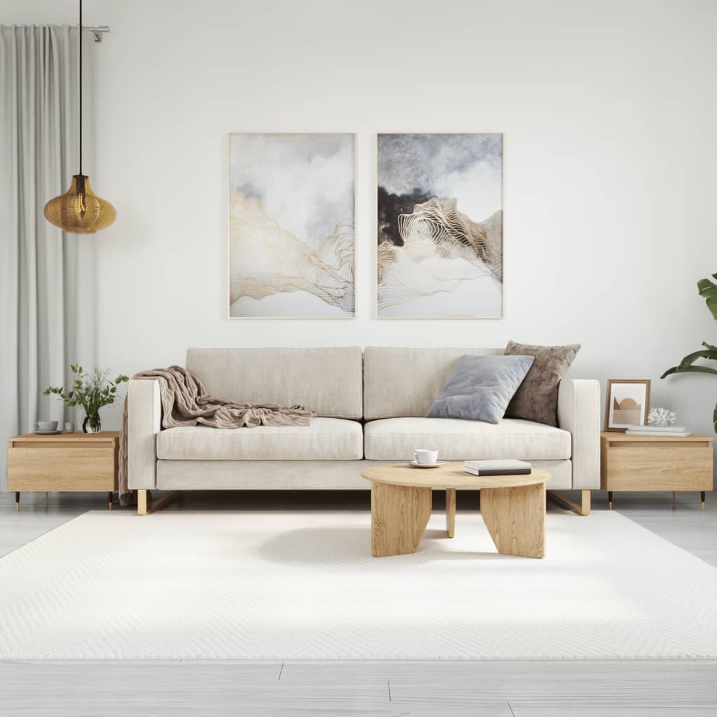 Sofaborde 2 stk Sonoma eg 50x46x35 cm træmateriale