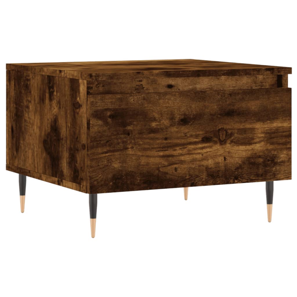 Sofaborde 2 stk Røget eg 50x46x35 cm træmateriale