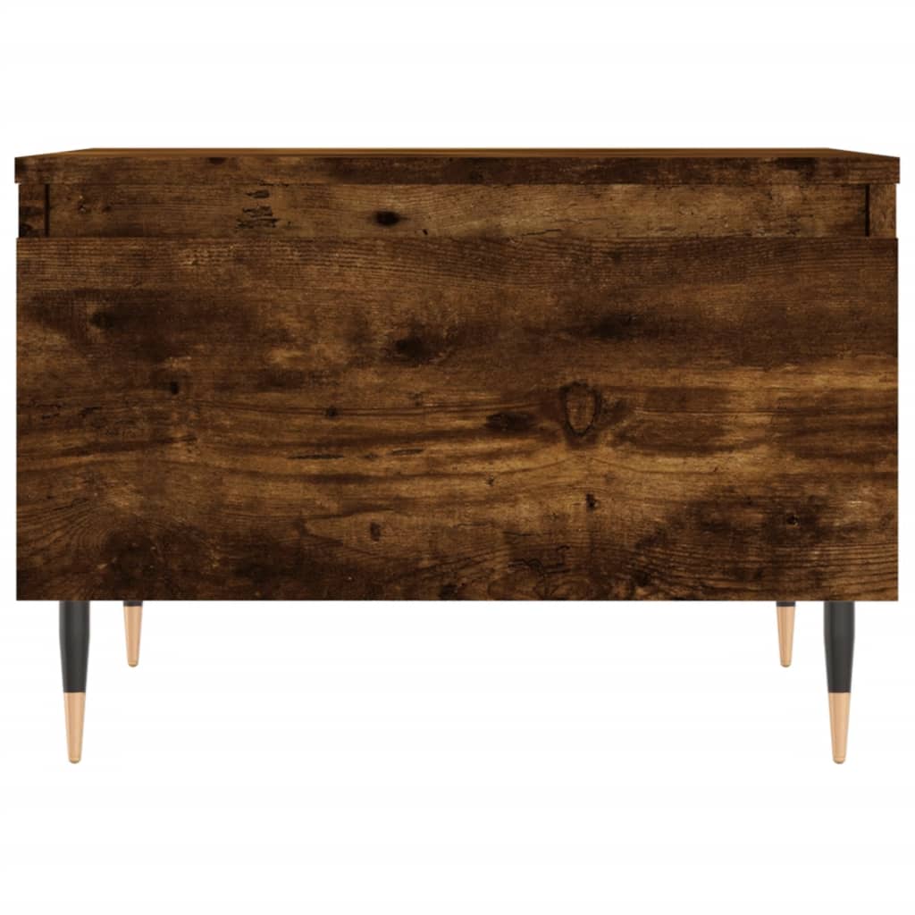 Sofaborde 2 stk Røget eg 50x46x35 cm træmateriale