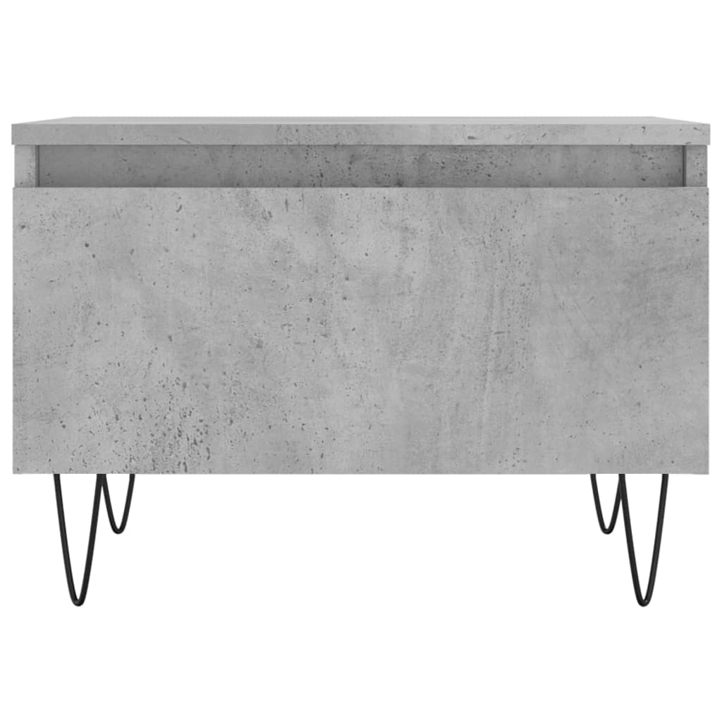 Sofaborde 2 stk Betongrå 50x46x35 cm træmateriale