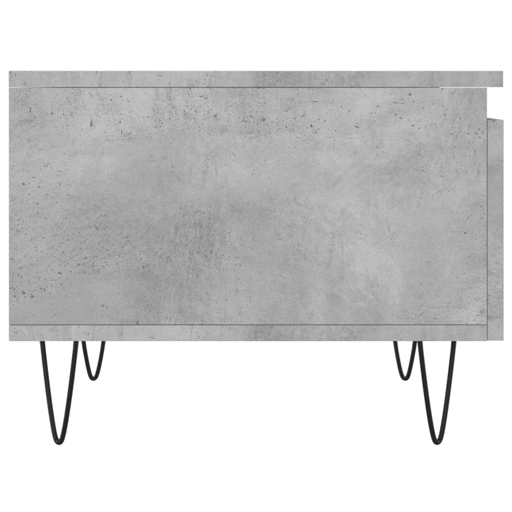 Sofaborde 2 stk Betongrå 50x46x35 cm træmateriale