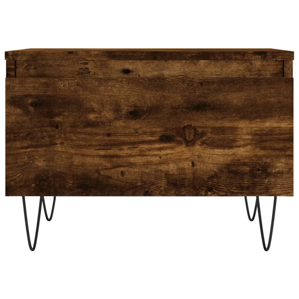 Sofaborde 2 stk Røget eg 50x46x35 cm træmateriale