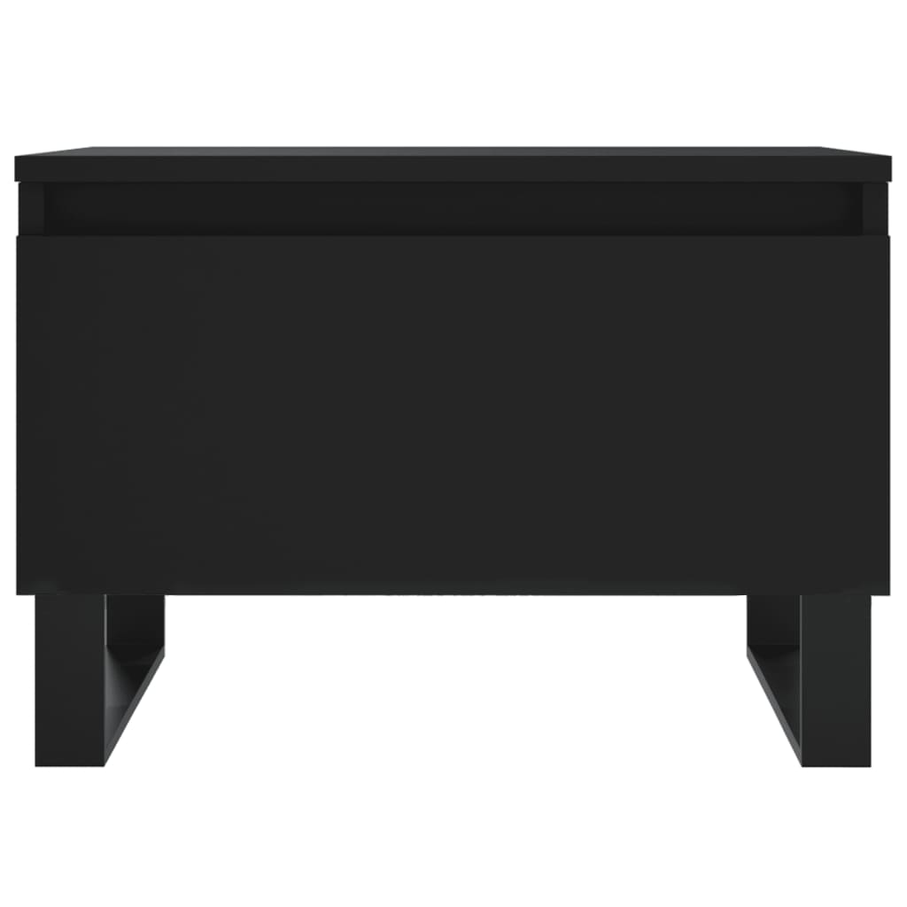 Sofaborde 2 stk Sort 50x46x35 cm Træmateriale