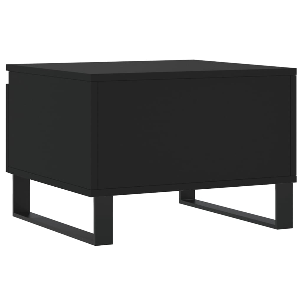 Sofaborde 2 stk Sort 50x46x35 cm Træmateriale
