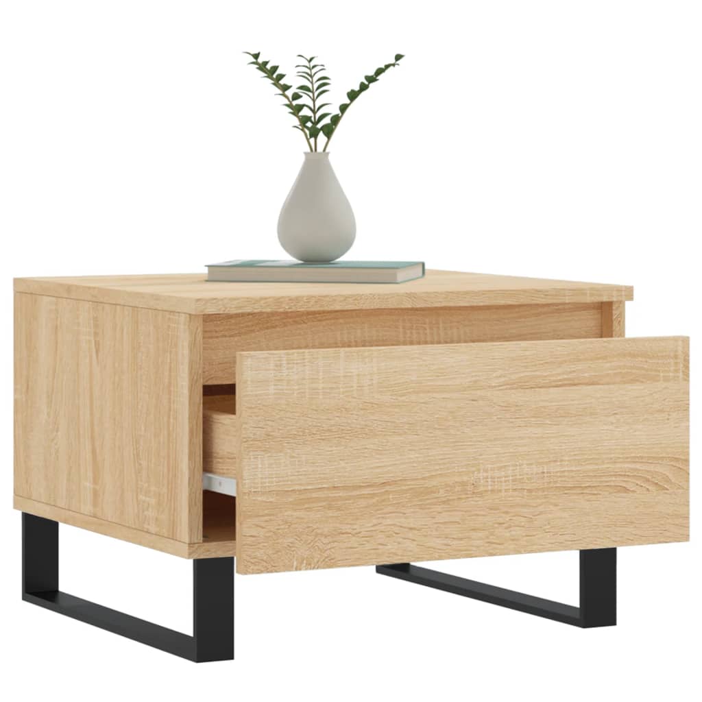 Sofaborde 2 stk Sonoma eg 50x46x35 cm træmateriale