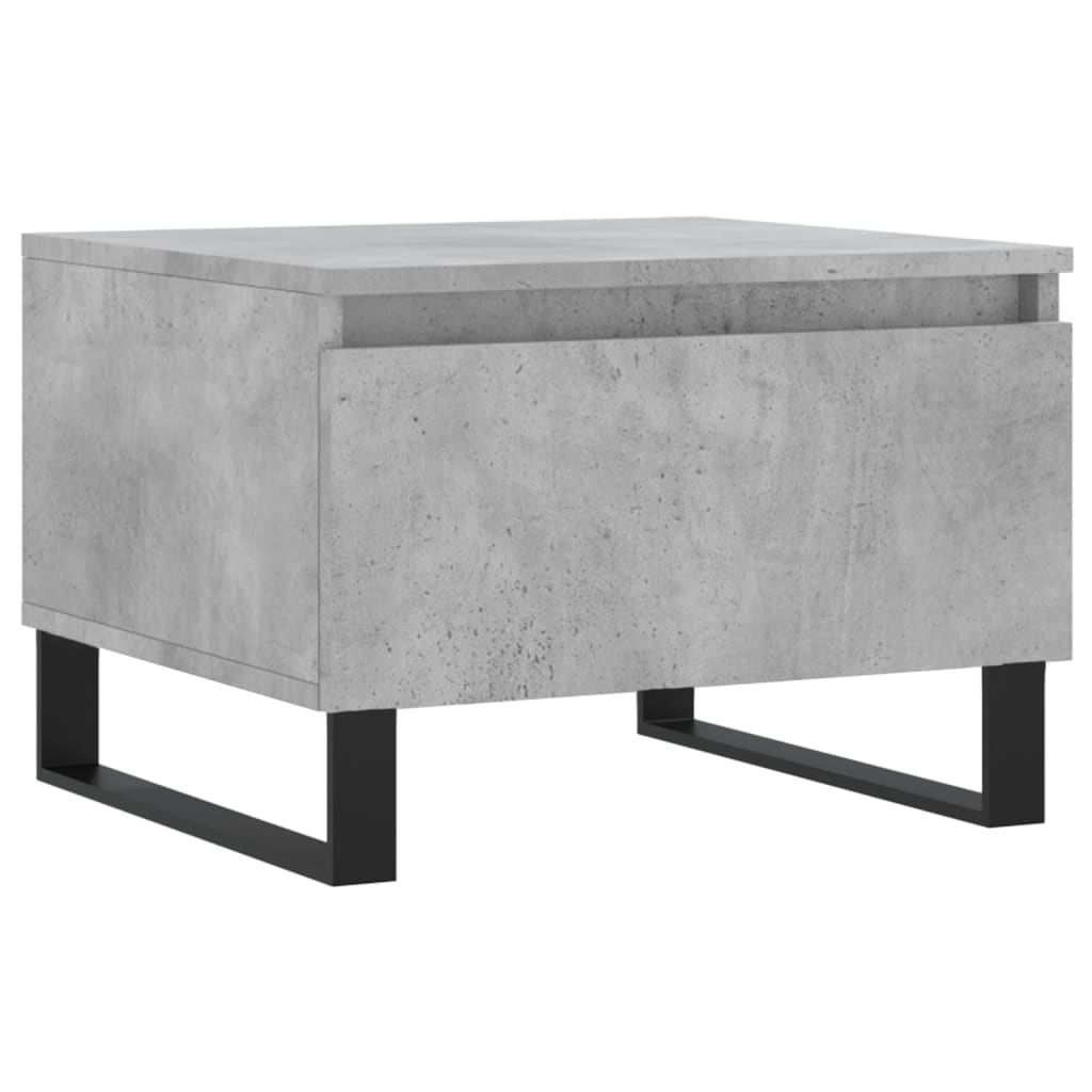 Sofaborde 2 stk Betongrå 50x46x35 cm træmateriale