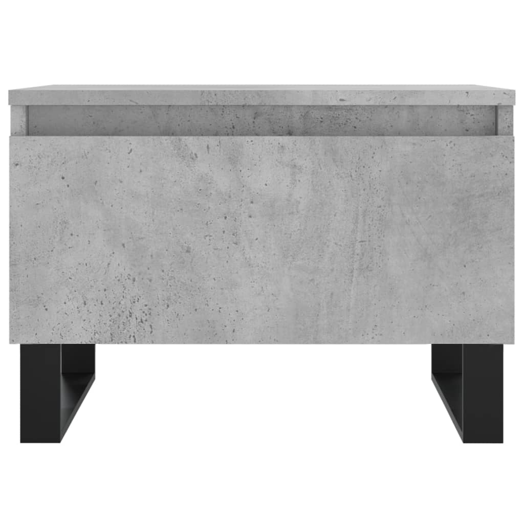 Sofaborde 2 stk Betongrå 50x46x35 cm træmateriale