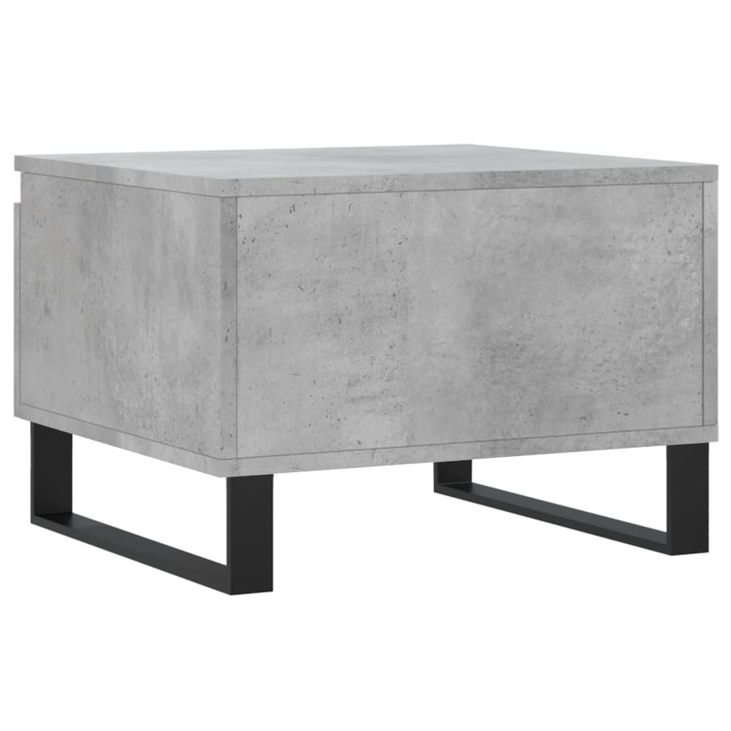 Sofaborde 2 stk Betongrå 50x46x35 cm træmateriale