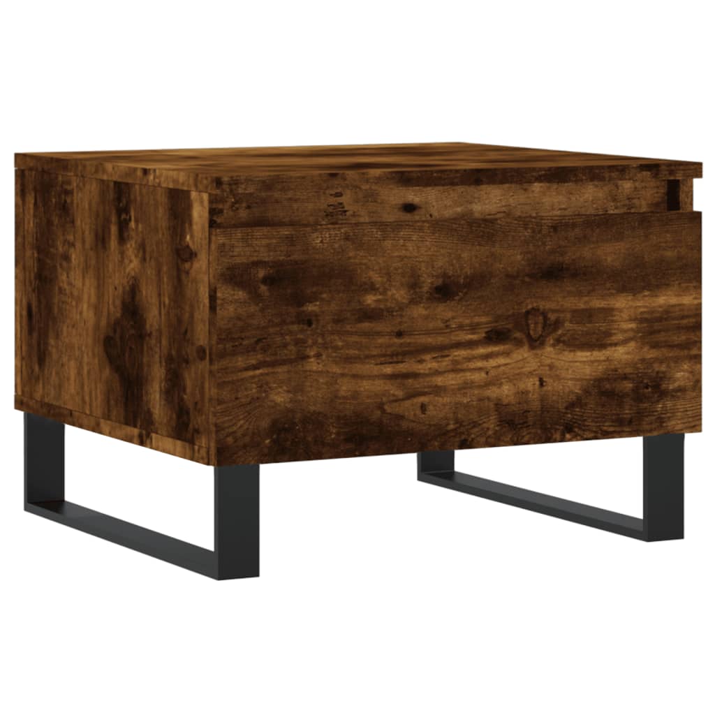 Sofaborde 2 stk Røget eg 50x46x35 cm træmateriale