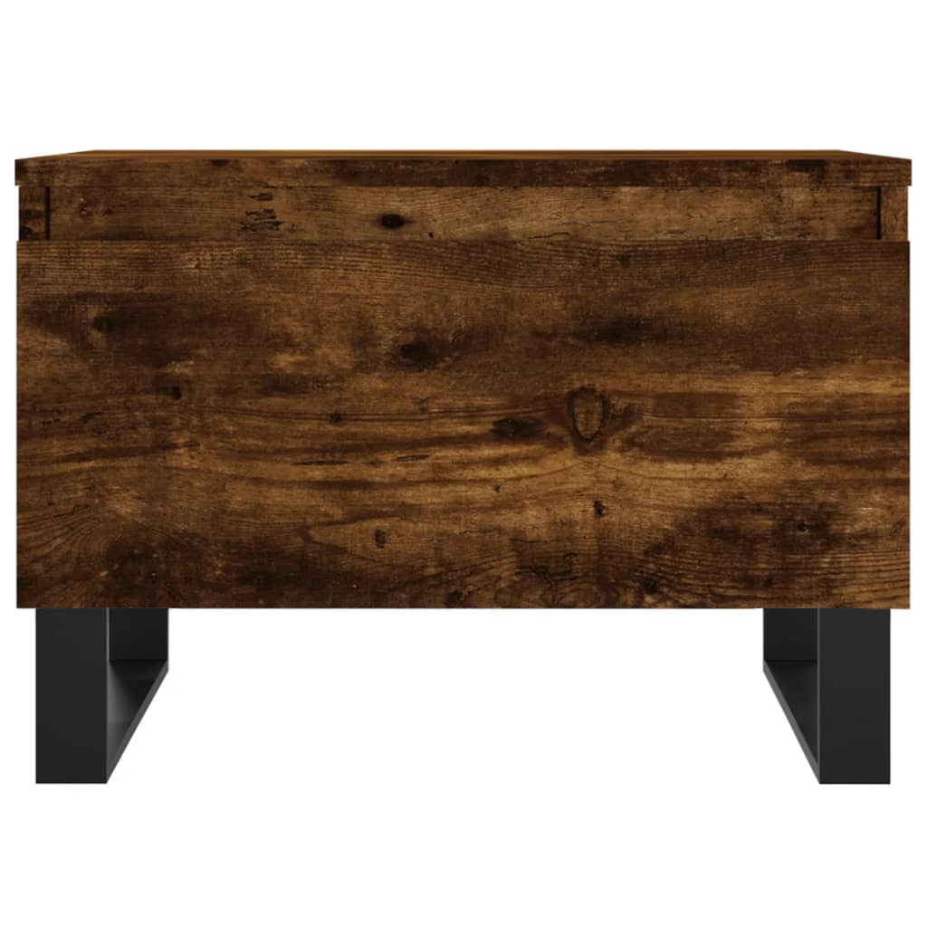 Sofaborde 2 stk Røget eg 50x46x35 cm træmateriale