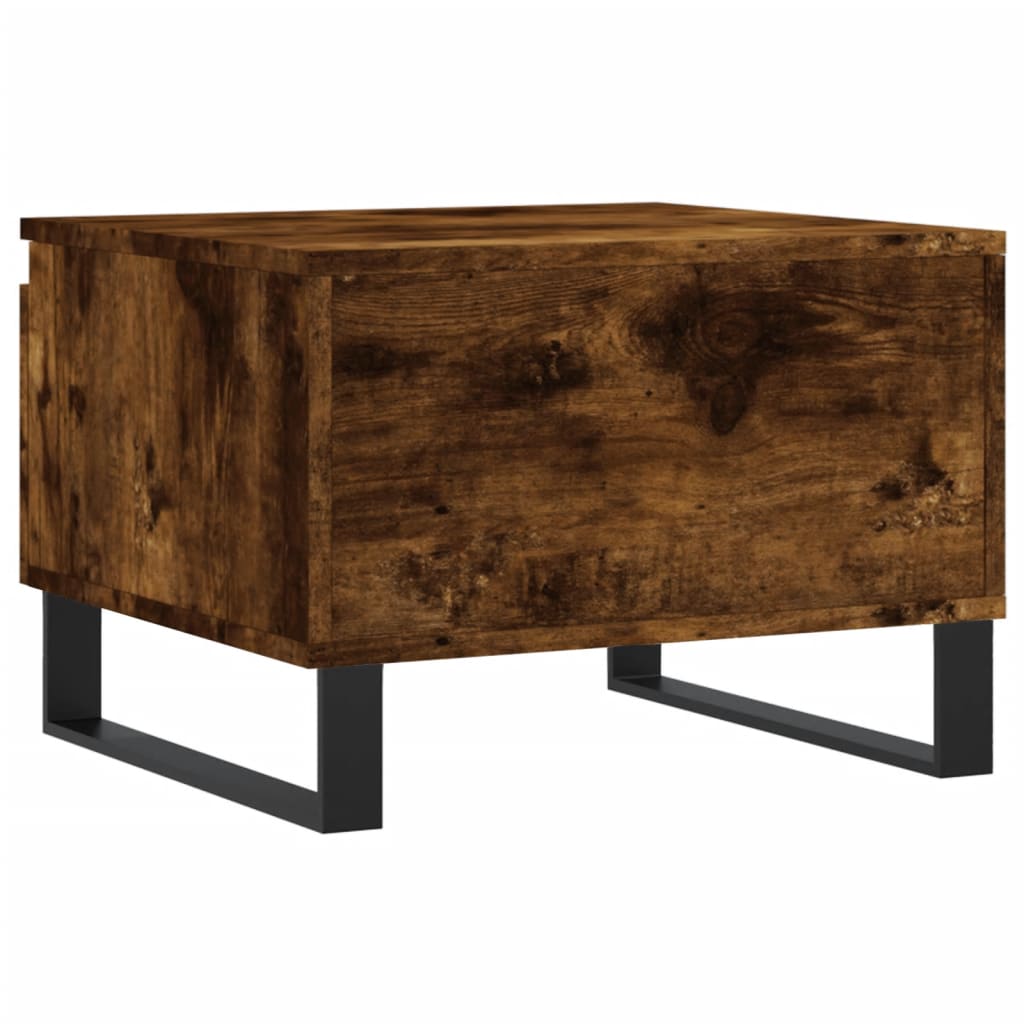 Sofaborde 2 stk Røget eg 50x46x35 cm træmateriale