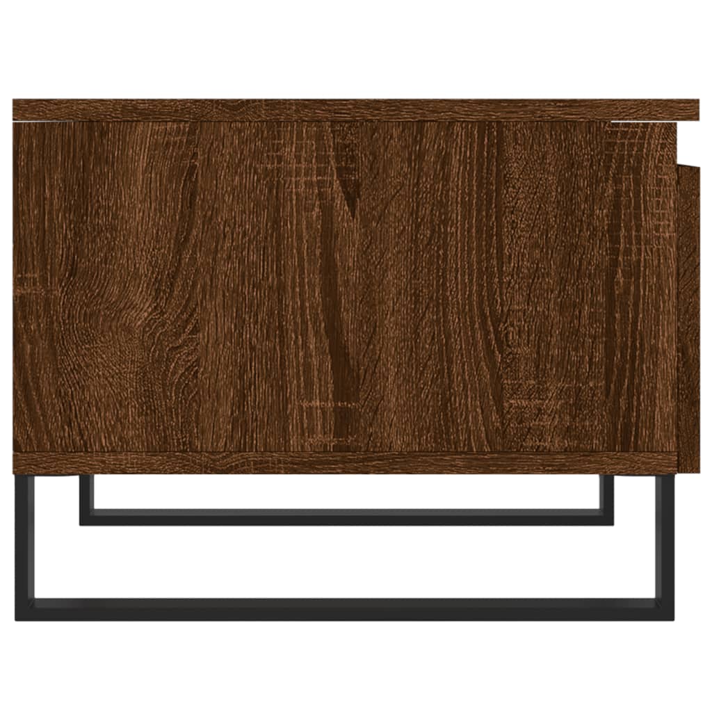 Sofaborde 2 stk Brun Eg Look 50x46x35 cm Træmateriale