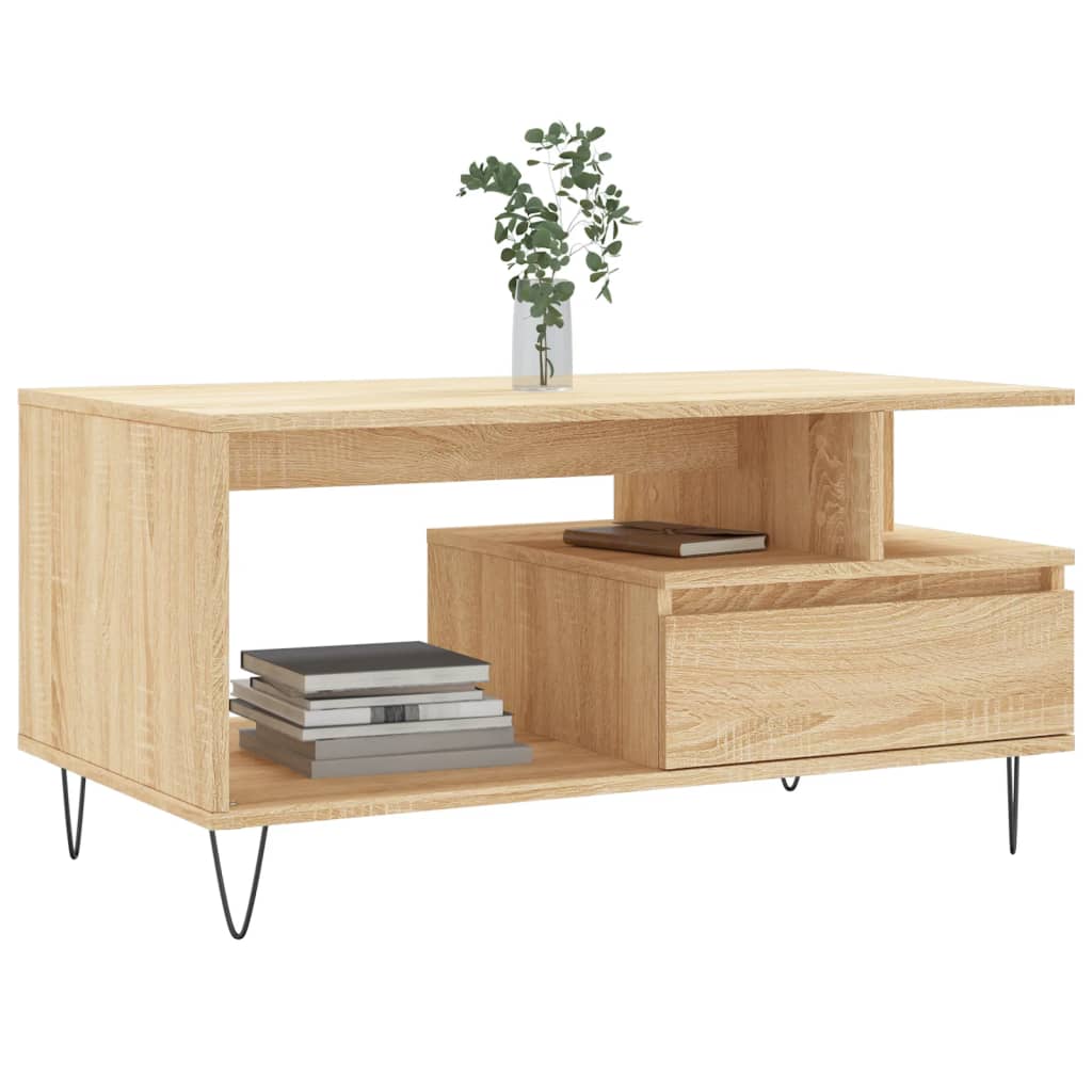 Sofabord Sonoma eg 90x49x45 cm træmateriale
