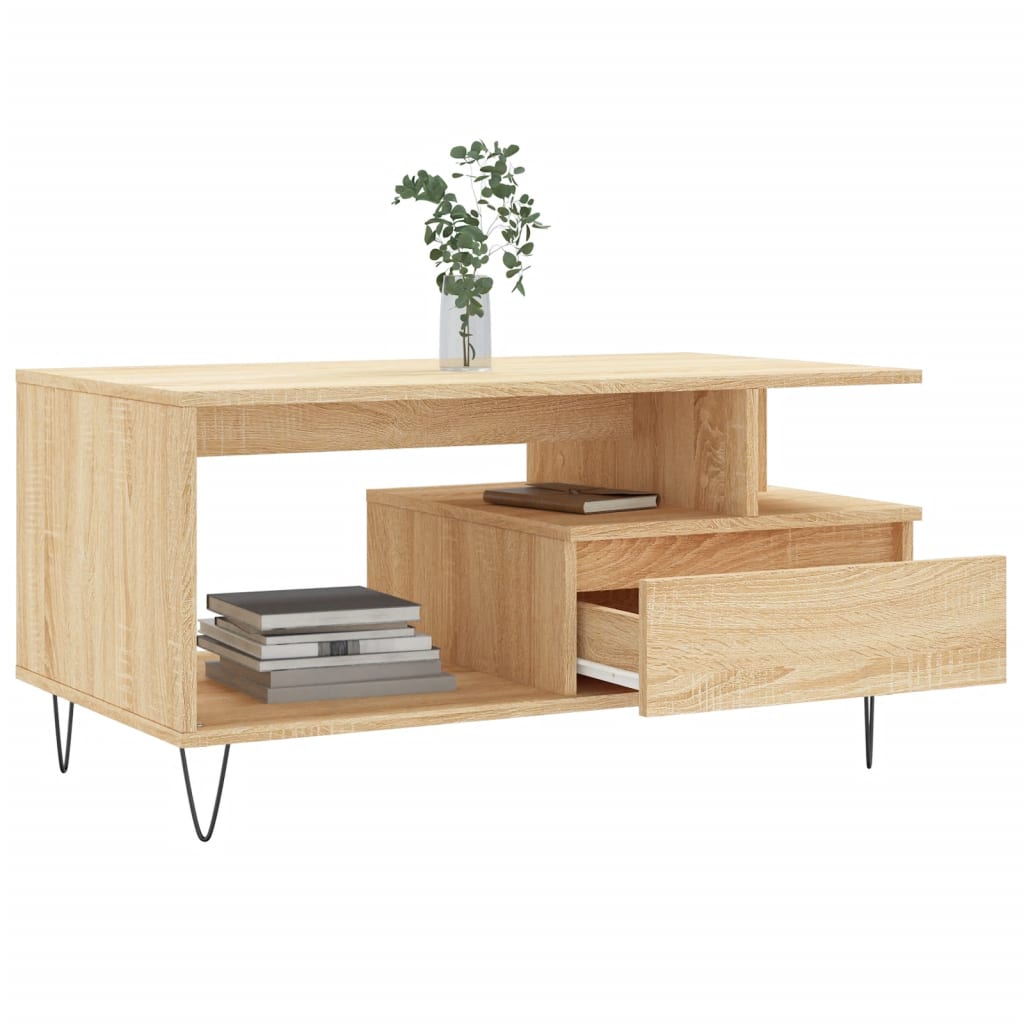 Sofabord Sonoma eg 90x49x45 cm træmateriale