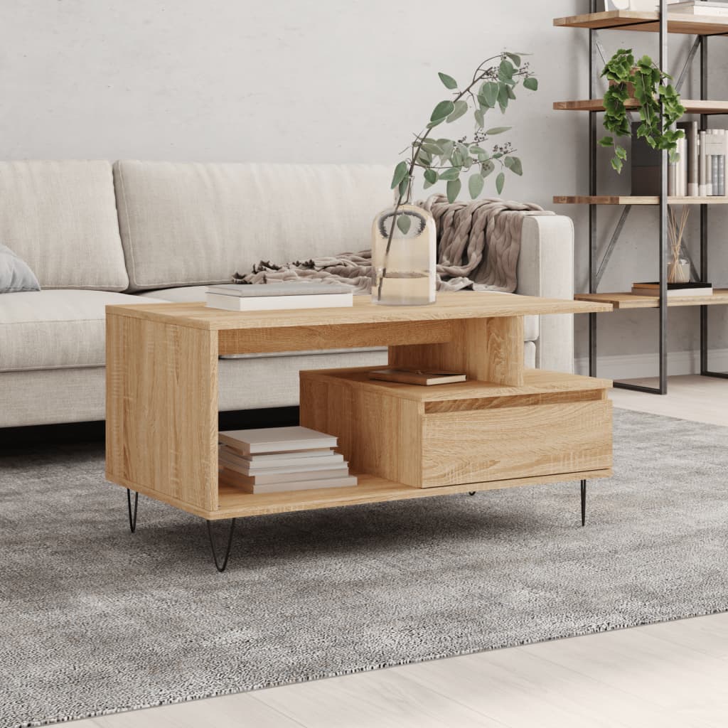 Sofabord Sonoma eg 90x49x45 cm træmateriale