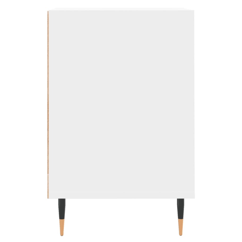 TV-skab Hvid 100x35x55 cm Træ Materiale
