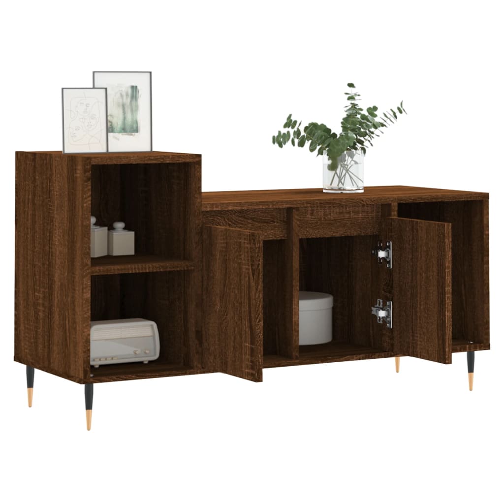 TV-skab Brun Eg Look 100x35x55 cm Træmateriale