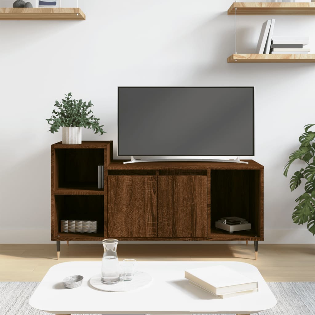 TV-skab Brun Eg Look 100x35x55 cm Træmateriale