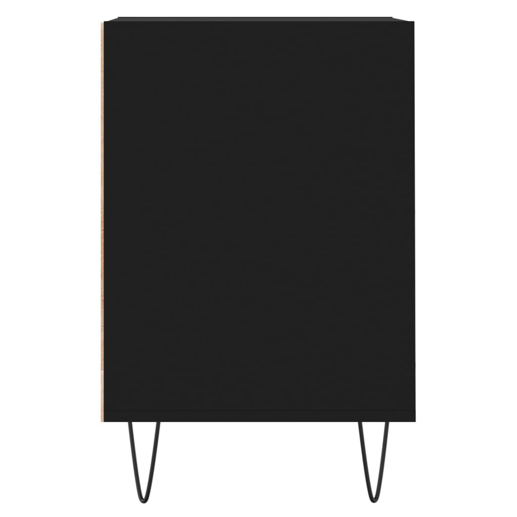 TV-skab Sort 100x35x55 cm Træ Materiale