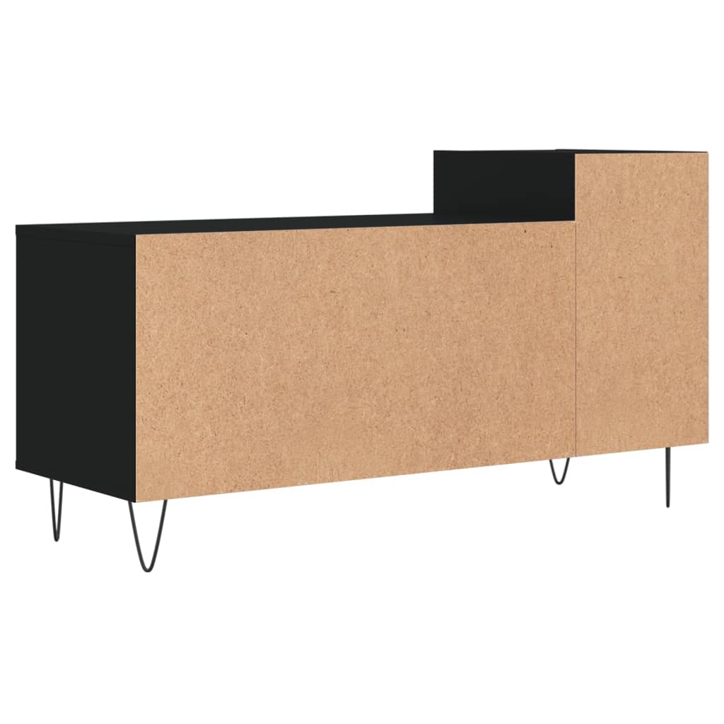TV-skab Sort 100x35x55 cm Træ Materiale