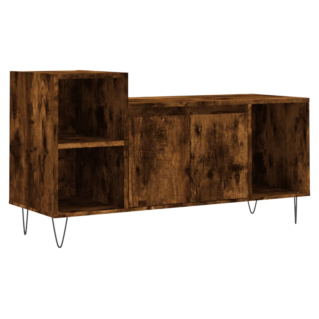 TV-møbel røget eg 100x35x55 cm træmateriale