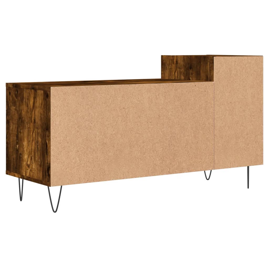 TV-møbel røget eg 100x35x55 cm træmateriale