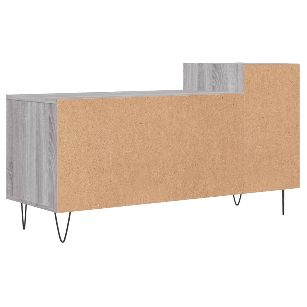 TV-skab Grå Sonoma 100x35x55 cm Træ Materiale