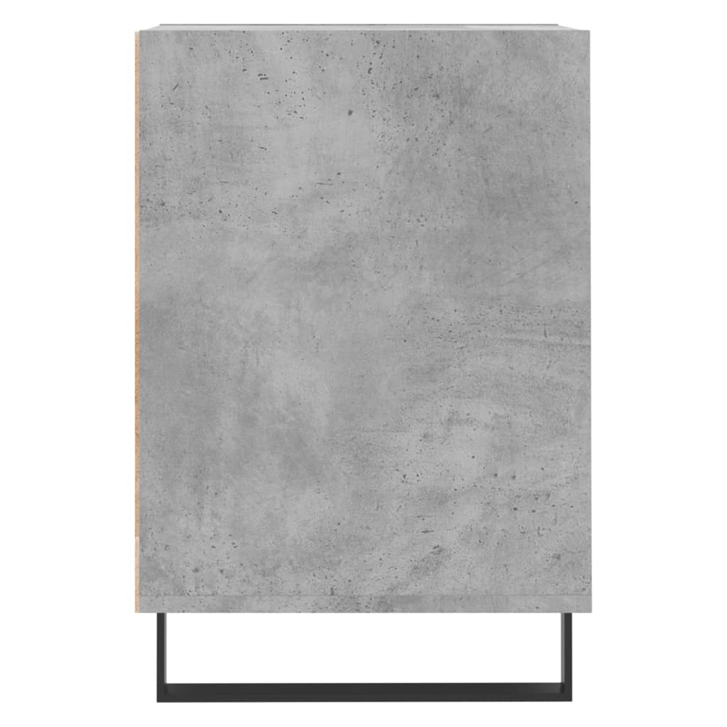 TV-møbel betongrå 100x35x55 cm træmateriale