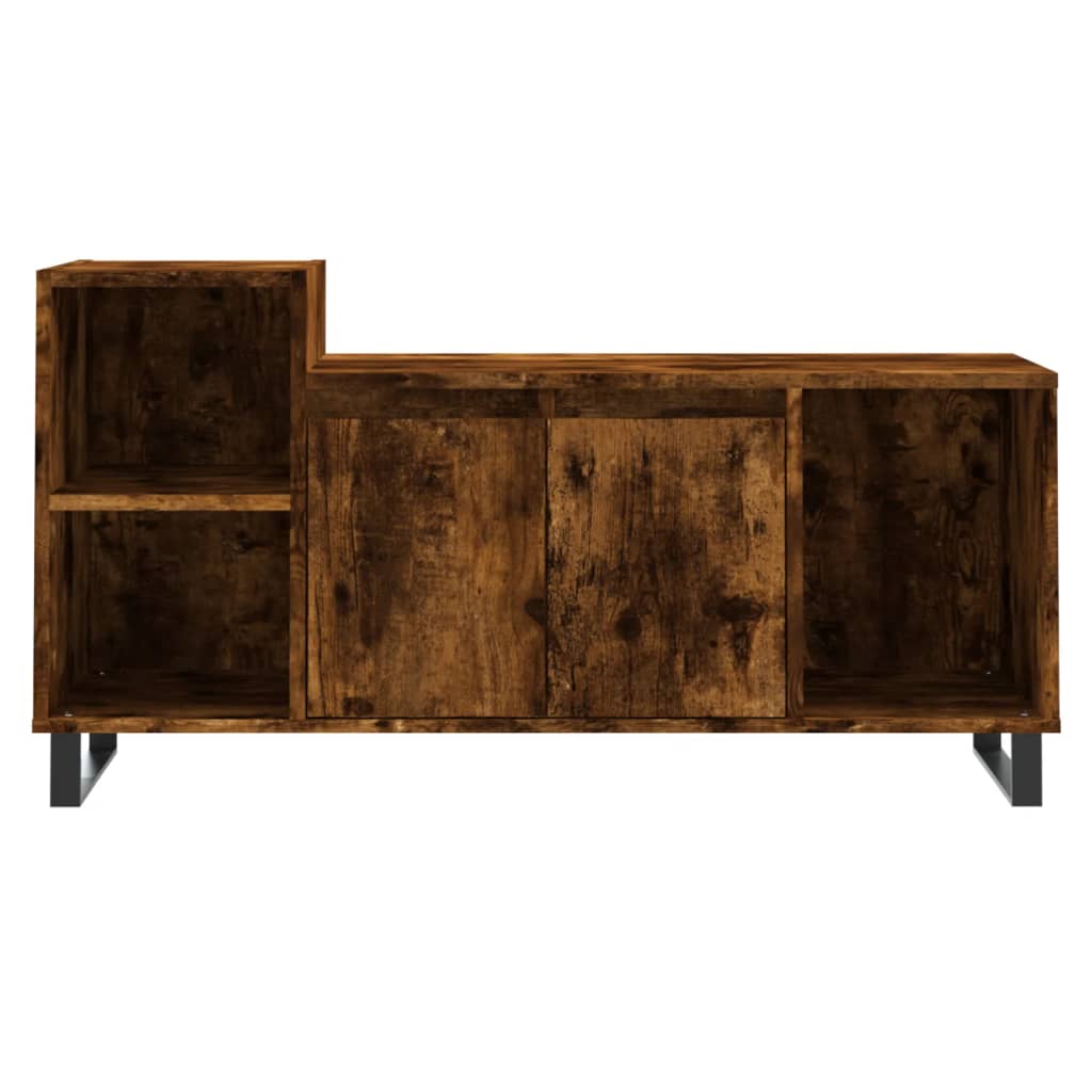 TV-møbel røget eg 100x35x55 cm træmateriale