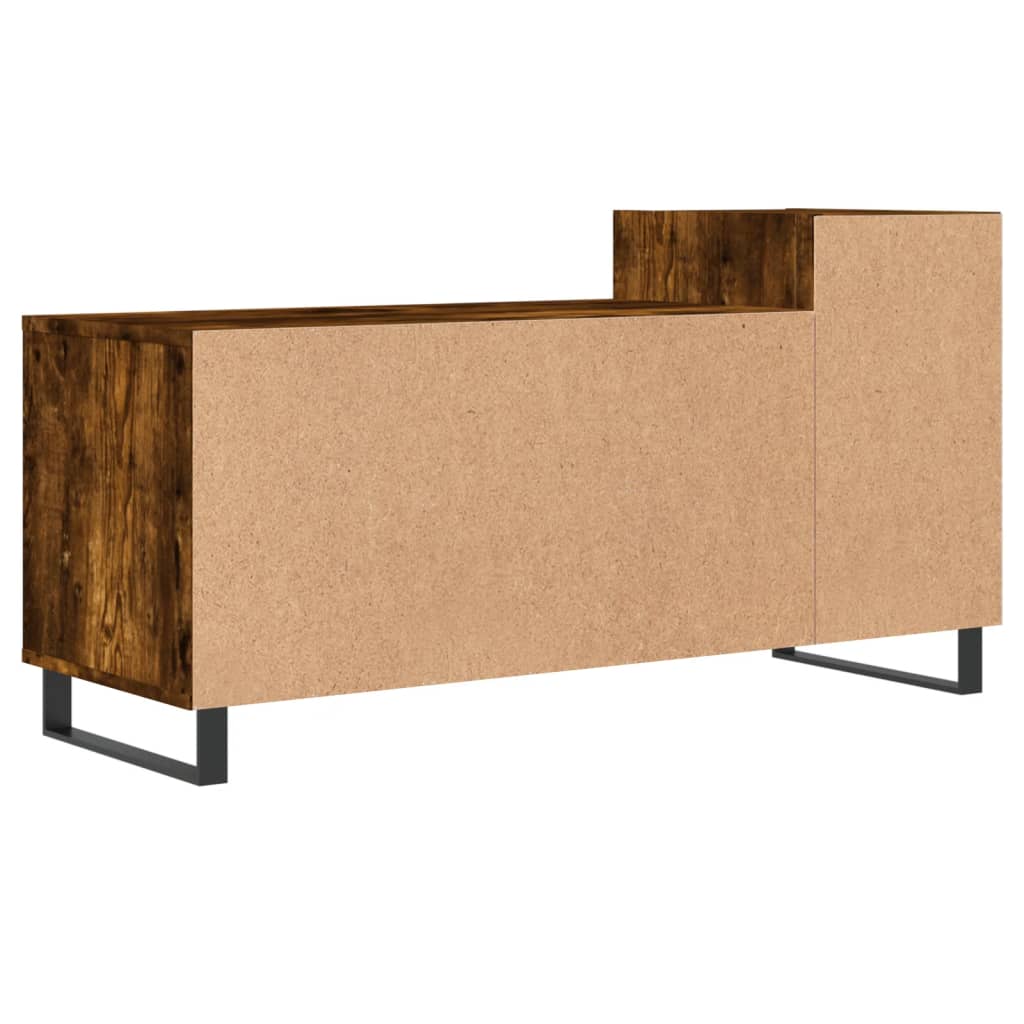 TV-møbel røget eg 100x35x55 cm træmateriale