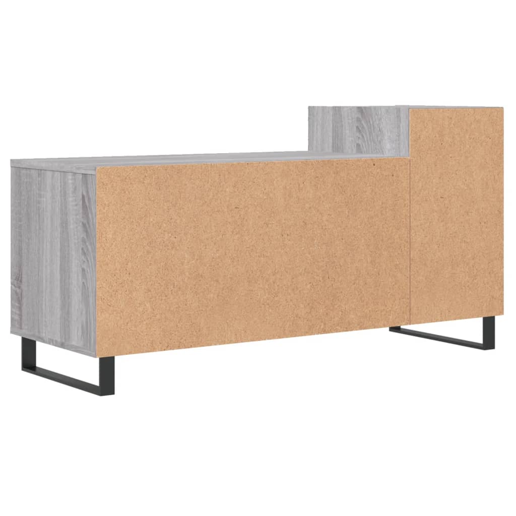 TV-skab Grå Sonoma 100x35x55 cm Træ Materiale
