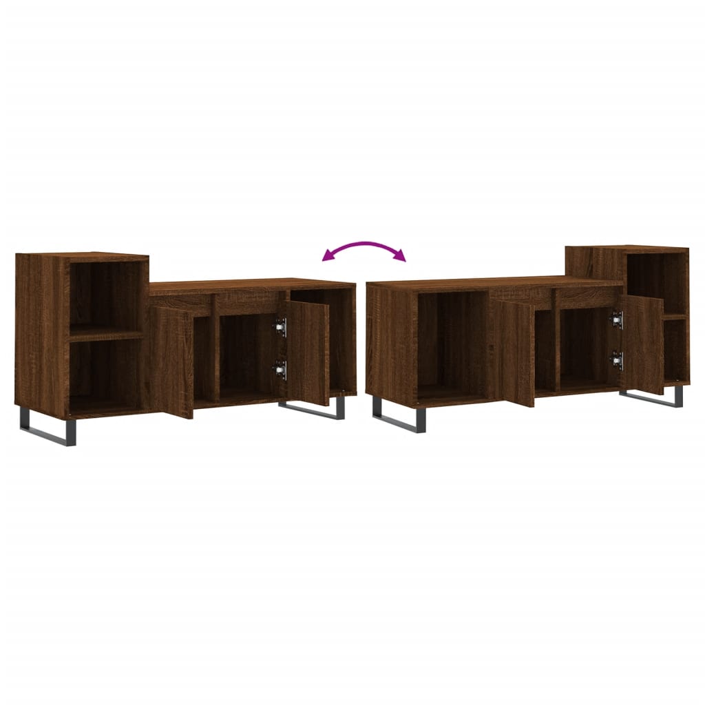 TV-skab Brun Eg Look 100x35x55 cm Træmateriale