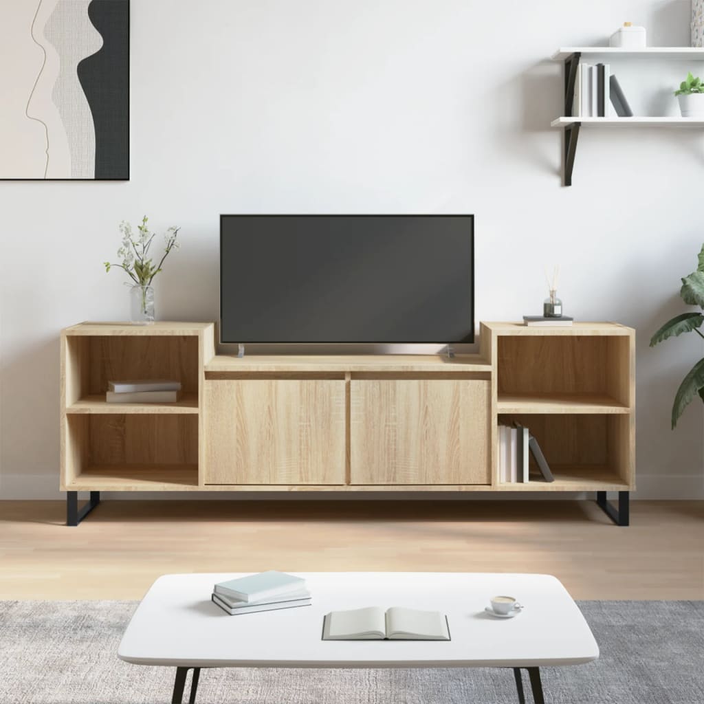 Tv-møbel Sonoma eg 160x35x55 cm træmateriale