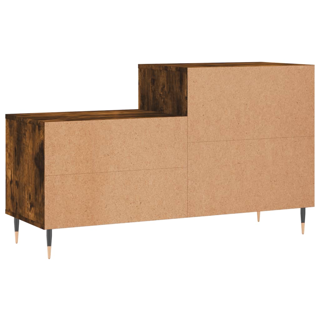 Skostativ røget eg 102x36x60 cm træmateriale