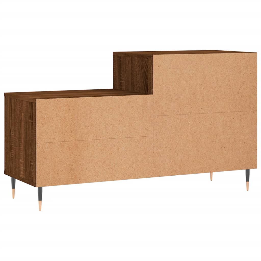 Skostativ Brun Eg Look 102x36x60 cm Træmateriale