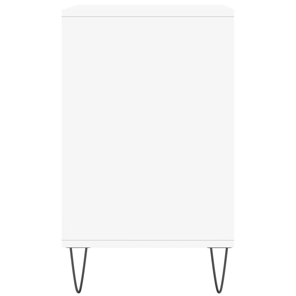 Skostativ Hvid 102x36x60 cm Træmateriale